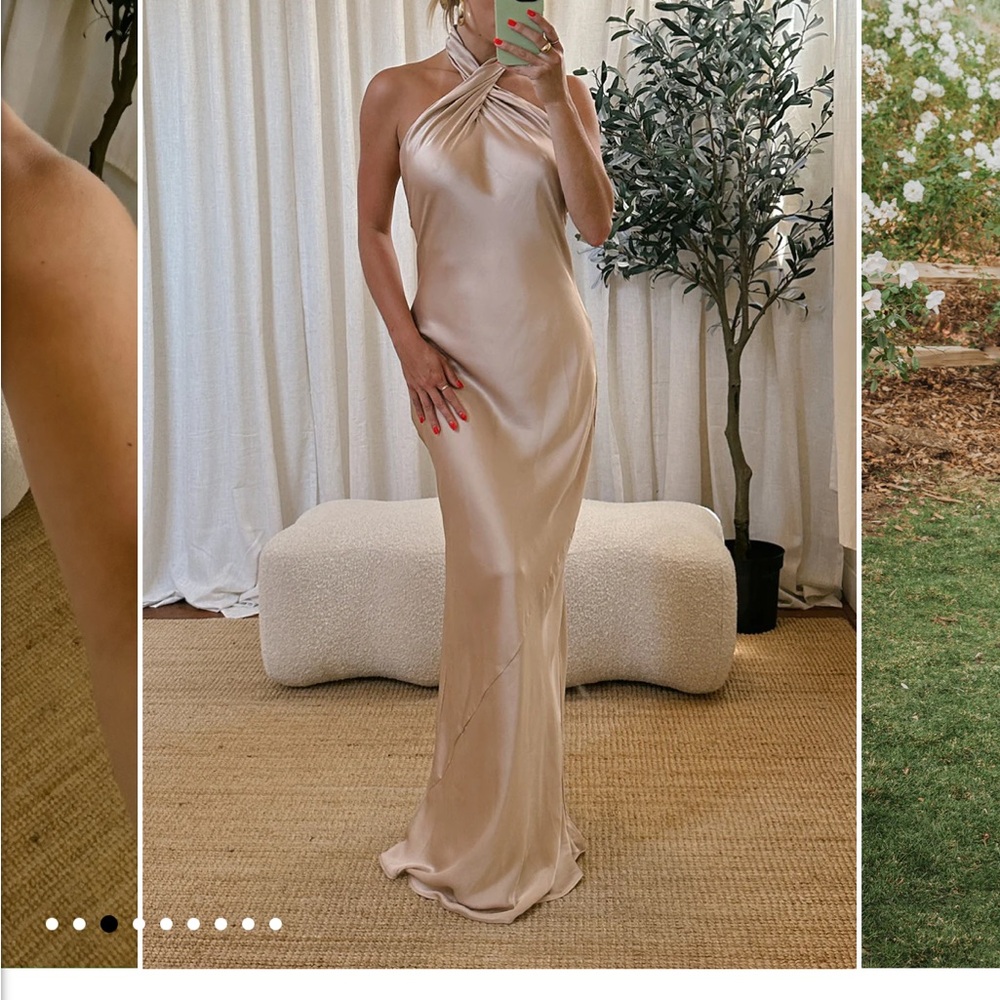 Show Me Your Mumu Jasmine Halter Maxi Dress